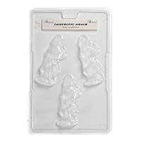 Walking Santa Chocolate Mould 3 Cavity x 10