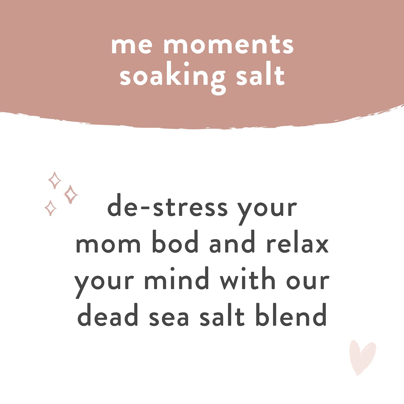 The Honest Company Honest Mama Me Moment Soaking Salts | Calming, Mineral-rich Dead Sea Salt Soak | 2 lbs