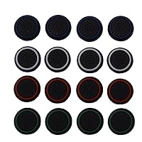 CTYRZCH 8 Pairs/16 PCS Replacement Silicone Analog Controller Joystick Thumb Stick Grips Caps Cover for PS4 PS3 Xbox One/360 Wireless Controllers