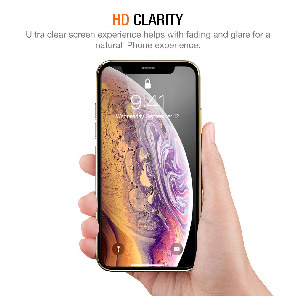 Trianium Tempered Glass Screen Protector Designed for Apple iPhone 11 Pro Max/iPhone XS Max, 3 Pack HD 0.25mm Glass 9H Film [Alignment Case Tool Included]