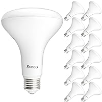 12 Pack BR30 LED Bulbs 1600 Lumens, Indoor Flood Lights 16W Equivalent 100W 5000K Daylight E26 Base, Interior Dimmable Recessed Can Light Bulbs - UL Listed