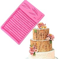 3D Bamboo Leaves Embossed Clubs Silicone Molds for DIY Fondant Candy Making Chocolate Mold Desserts Ice Cube Gum Clay Biscuit Plaster Resin Cupcake Topper Cake Decor Moulds