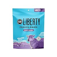 BIXBI Liberty Freeze Dried Dog Food, Lamb Recipe, 10 oz - 80% Meat and Organs, No Fillers with Fresh Fruits and Vegetables - Pantry-Friendly Raw Dog Food for Meal, Treat or Food Topper - USA Made