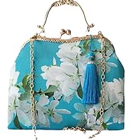Wedding Chic Lady Women's Handbags Kiss Lock Shell Bags Vintage Designer Bag Chain Women Shoulder Crossbody Bag
