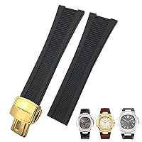 25mm Notch Shape Rubber Silicone Watch Strap Waterproof Watch Bands For PATEK PHILIPPE Nautilus Men Bracelet