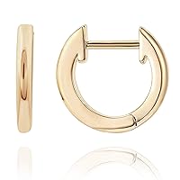 PAVOI 14K Gold Plated, Gold Vermeil, S925 Sterling Silver Cuff Earrings Huggie Stud | Small Hoop Earrings for Women