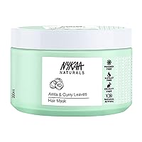 Hair Mask, Amla and Curry Leaves, 6.76 oz - Promotes Growth, Fights Hair Loss - Safe on Colored Hair - Nourishing Mask for Thin Hair