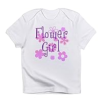 CafePress Pink and Purple Flower Girl Infant T Baby T-Shirt