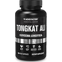Indonesian Tongkat Ali - 200:1 Extract Longjack Tongkat Ali for Men to Support Vitality, Improve Mood, Boost Natural Energy Levels, & Enhance Recovery - 120 Capsules