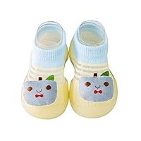 Summer and Autumn Comfortable Infant Toddler Shoes Cute Strawberry Cow Pattern Children Mesh High Top Shoes for Girls