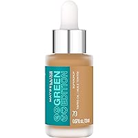 Maybelline Green Edition Superdrop Tinted Oil Base Makeup, Adjustable Natural Coverage Foundation Formulated With Jojoba & Marula Oil, 70, 1 Count