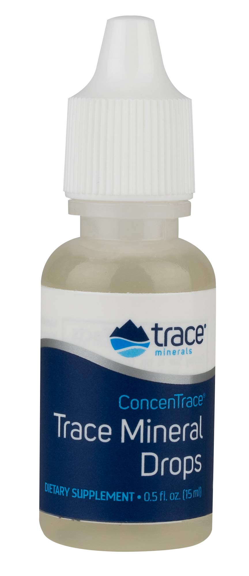 Trace Minerals ConcenTrace Drops | 72+ Minerals, Ionic Liquid Magnesium, Chloride, Potassium | Low Sodium | Energy, Electrolytes, Hydration | 6 Day Supply, 0.5 fl oz (Pack of 1)