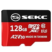 128GB microSDXC Memory Card with SD Adapter A2 UHS-I U3 V30 Full HD 4K Ultra HD (SV30A2128)
