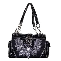 Premium Western Suede Leather Women's shoulder handbag in 2 colors.