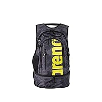 ARENA Unisex Adult Fastpack 3.0 Swimming Athlete Sports Backpack for Swimming Training Gear Gym Bag for Men and Women, 40 Liters, Camo Kikko