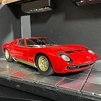 Auto Art Lamborghini Miura Red with Exclusive Case