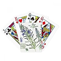 Purple Lavender Watercolor Flower Plant Poker Playing Magic Card Fun Board Game