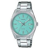 Casio - Men's Bracelet Watch MTP-1302PD-3AVEF - Steel - Silver - 38.50 mm, silver, MTP-1302PD-2A2VEF