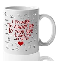 Relationship Coffee Mug 11 oz, Couple Lover Partner Romance Boyfriend Girlfriend Valentine's LGBTQ Pride Kamasutra, White