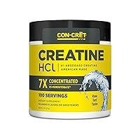 Creatine HCl Powder | Supports Muscle, Cognitive, and Immune Health | Unflavored Creatine (100 Servings)