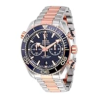 Omega Seamaster Planet Ocean Chronograph Sedna Gold Automatic Men's Watch 215.20.46.51.03.001
