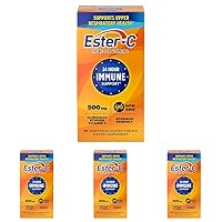 Ester-C 500 mg 24 Hour Vitamin C Tablets for Immune Support, Vitamin C Supplement, 90 Count (Pack of 4)