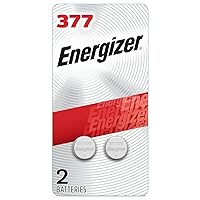 Energizer Silver Oxide Coin Batteries, Button Cell 1.5 Volt Battery Alkaline, 2 Count