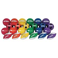 S&S Worldwide Spectrum Complete Youth Ball Sport Set, Pack of 24