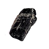 Black Tourmaline Schorl Chunk 46.00 Ct Natural Certified Rough Healing Crystals Black Tourmaline Gemstone