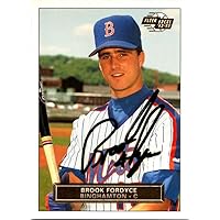 Brook Fordyce autographed baseball card (New York Mets) 1993 Fleer Excel #73 - Baseball Slabbed Autographed Cards