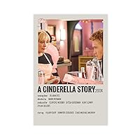 OWNSEAS A Cinderella Story Movie Vintage Poster Canvas Poster Wall Art Decor Print Picture Paintings for Living Room Bedroom Decoration Poster Unframe:12x18inch(30x45cm)