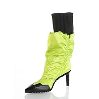 7035 Italian Designer Women Lime Boots