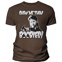 Show Me Them Boobies - Funny Vintage Movie Redneck Mullet Shirt for Men