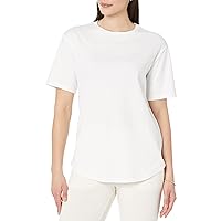 Amazon Aware Women's Relaxed-Fit Organic Cotton Short-Sleeve Tunic T-Shirt (Available in Plus Size) (Previously