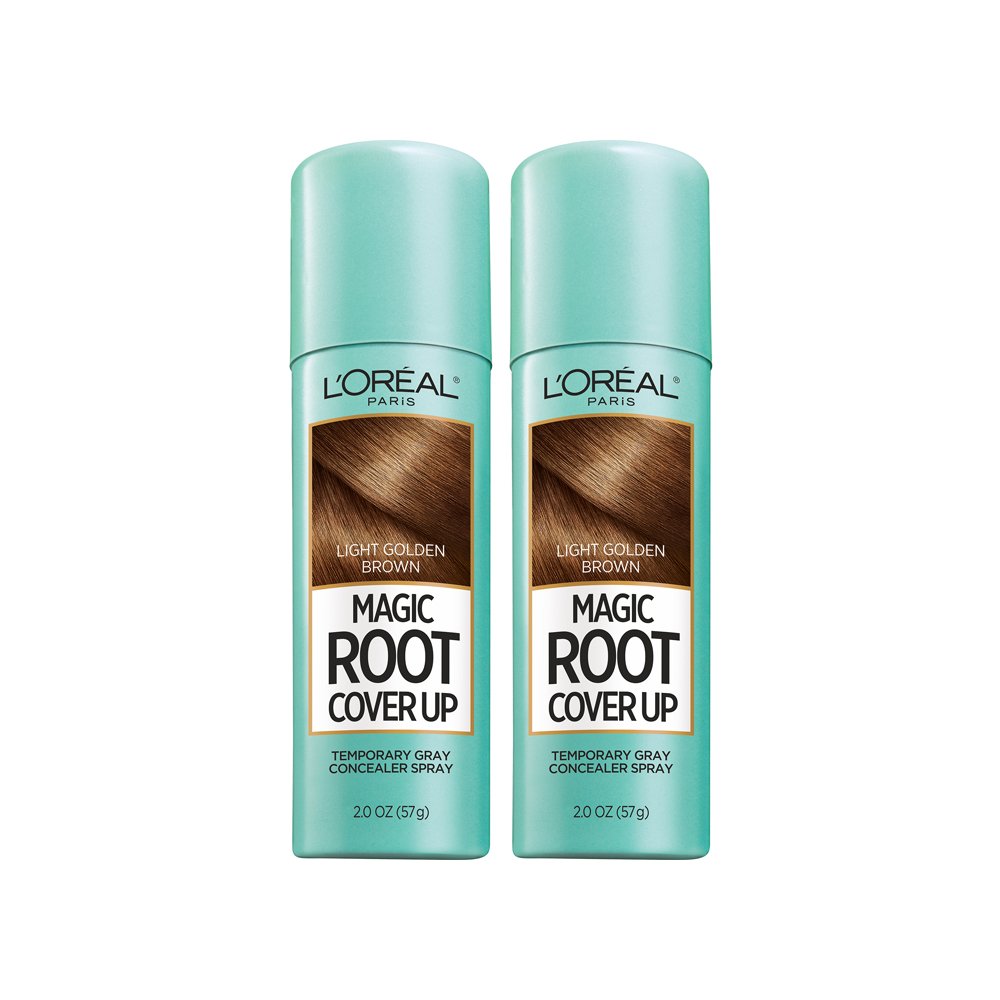 Mua L'Oreal Paris Hair Color Root Cover Up Temporary Gray Concealer Spray  Light Golden Brown (Pack of 2) (Packaging May Vary) trên Amazon Mỹ chính  hãng 2023 | Fado