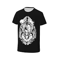 Anime That Time I Got Reincarnated As A Slime T Shirt Mens Casual Tee Summer Round Neckline Short Sleeve Tops
