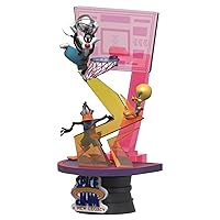 Beast Kingdom Space Jam: A New Legacy: Sylvester, Tweety Bird & Daffy Duck DS-071 D-Stage Statue,Multicolor,6 inches