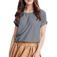Women's Tops Short Sleeve Print Tops Casual Short Summer T Shirts Blouse Plus Size Tops, S-3XL