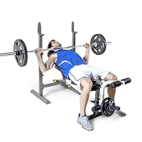 Marcy Folding Standard Weight Bench – Easy Storage MWB-20100, Incline