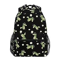Backpack Travel Crocodile School Bookbags Shoulder Laptop Daypack College Bag for Womens Mens Boys Girls