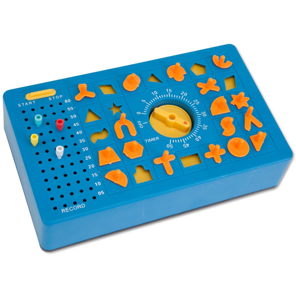 TimeShock Game-Retro Timed Fun Board Game, Game Unit with Timer and Pop-up Tray - Game Measures 9