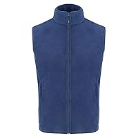 TopTie Fleece Vest Outerwear Full Zip Jacket Nurse Uniform Volunteer Vest Sleeveless with Pockets