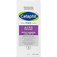 Cetaphil Pro Acne Prone Oil Free Facial Moisturising Lotion SPF 25 118ml
