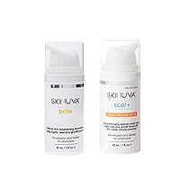 Skinuva® Next Generation Scar+ SPF 30 Cream (1oz) Brite Hyperpigmentation Treatment (1oz) | Advanced Scar Removal + Skin Brightening Cream | Formulated with Highly Selective Growth Factors