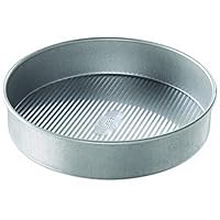 USA Pan Bakeware Nonstick Round Cake Pan, 10-Inch, Aluminized Steel