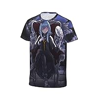 Anime That Time I Got Reincarnated As A Slime Rimuru Tempest T Shirt Mens Casual Tee Summer Round Neck Short Sleeve Tee