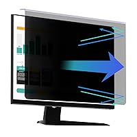 Computer Privacy Screen Protector for 27 Inches Monitor Anti Blue Light 16:9 Widescreen Filter Hanging Type Anti Scratch Easy Installation Shield for Desktop Computer