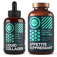 WILD FUEL Liquid Collagen and Appetite Suppressant Health and Wellness Bundle