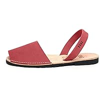 Pons 510 - Avarca Classic Style Women - Red - Size 34 (US 4)