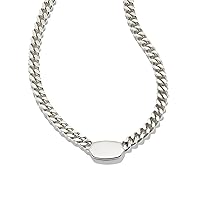 Kendra Scott Elisa Sterling Silver Curb Chain Necklace, Fine Jewelry for Women